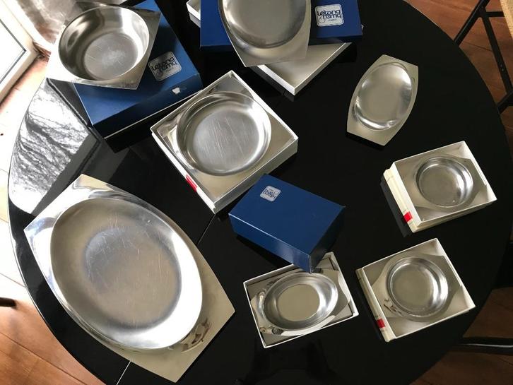 Série de plats en INOX, Huis en Inrichting, Keuken | Servies, Zo goed als nieuw, Kom(men), Ophalen