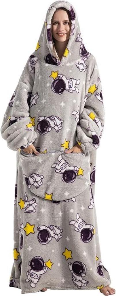 Oversized deken met capuchon | Nieuw, Huis en Inrichting, Woonaccessoires | Plaids en Woondekens, Nieuw, Verzenden