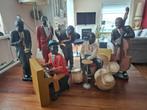 Louis  Armstrong jazzband beelden, Antiek en Kunst, Kunst | Beelden en Houtsnijwerken, Ophalen of Verzenden