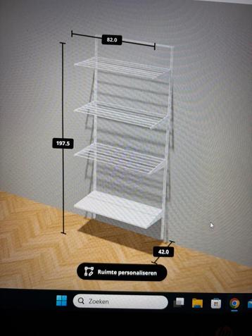 IKEA Boaxel wasrek/ophangsysteem beschikbaar voor biedingen