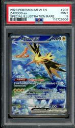 Zapdos ex [SIR] PSA 9 - 202/165 - Scarlet & Violet - 151, Hobby en Vrije tijd, Verzamelkaartspellen | Pokémon, Ophalen of Verzenden