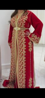 Rode takchita, Kleding | Dames, Gelegenheidskleding, Ophalen, Zo goed als nieuw, Maat 38/40 (M), Rood