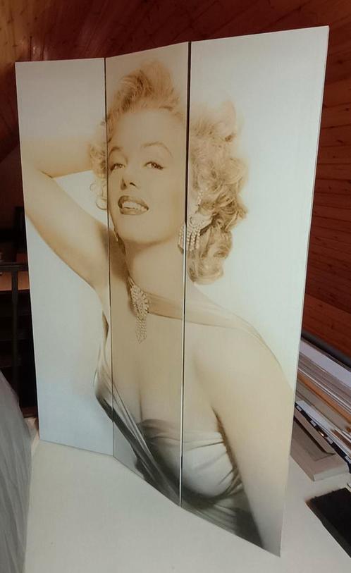 Kamerscherm Marilyn Monroe/Audrey Hepburn, Maison & Meubles, Accessoires pour la Maison | Paravents d'intérieur, Comme neuf, Enlèvement