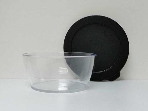 Tupperware Coupelle « Clear » 610 ml - Transparent & Noir, Maison & Meubles, Cuisine| Tupperware, Neuf, Récipient ou Bol, Enlèvement ou Envoi
