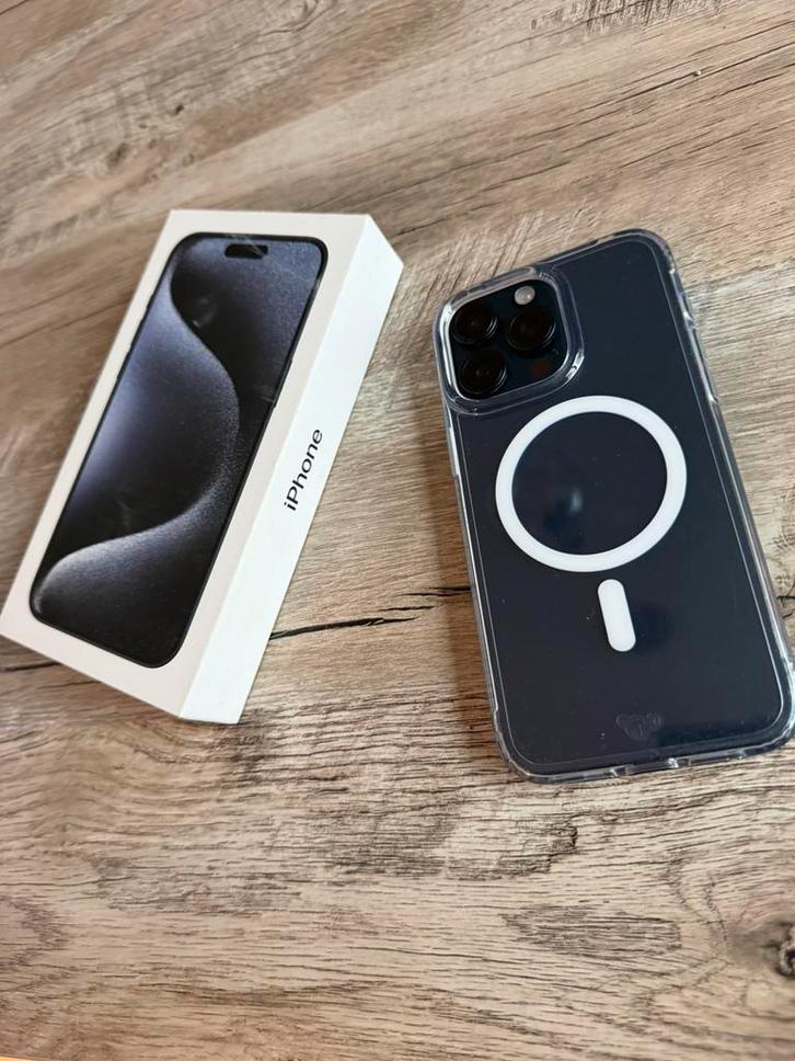 iPhone 15 Pro Max 256GB, Télécoms, Téléphonie mobile | Apple iPhone, Comme neuf, 256 GB, Sans abonnement, Sans simlock, iPhone 15 Pro Max