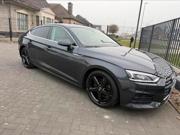 AUDI A5 2.0TFSI SPORTBACK G-TRON CAR CNG EN CUIR BLEU MARINE, Cuir, Achat, Entreprise, Carnet d'entretien