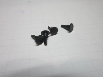 Roco 4 zwarte platte ronde buffers bolle neus beschikbaar voor biedingen