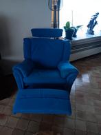 Tissu : bleu relax natuzzi - manuel, Enlèvement, Comme neuf, Tissus