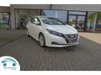 Nissan Leaf  40KWH BUSINESS Navi/Blind Spot/Lane keep/..., Auto's, Nissan, Automaat, Navigatiesysteem, Wit, Berline