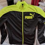 Trainingsjack maat small Puma fluo groen in zeer goede staat, Puma, Ophalen of Verzenden, Gedragen, Maat 46 (S) of kleiner