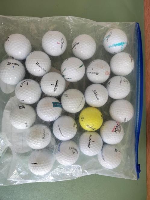 Golfballen - 25 stuks - "1" diverse merken, Sport en Fitness, Golf, Gebruikt, Bal(len), Overige merken, Ophalen