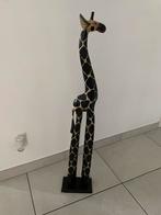 Houten giraffe 1M, Antiek en Kunst, Ophalen