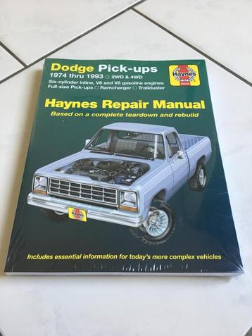 Te koop werkplaatsboek haynes Dodge w200 d200 ramcharger beschikbaar voor biedingen