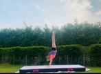 Professionele airtrack 3 meter roze: mermaid sisters, Sport en Fitness, Ophalen, Zo goed als nieuw, Roze, Materiaal
