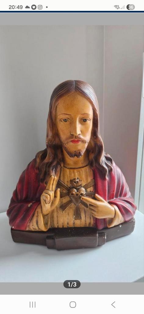 Religieus borstbeeld Jezus, Collections, Religion, Enlèvement ou Envoi