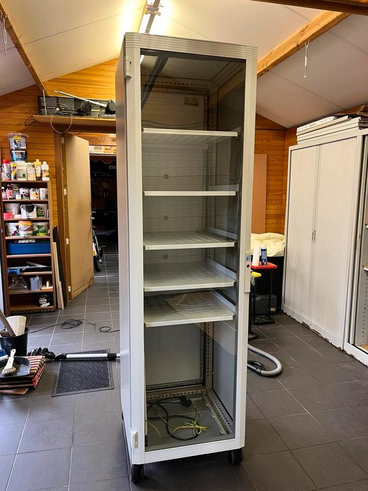 Metalen Serverkast Rittal DK7675, Computers en Software, Serverkasten, Gebruikt, Glas, Plaatstaal, Ophalen
