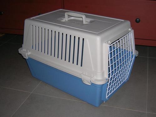 Grote kattenbench (Ferplast) Blauw/wit, Dieren en Toebehoren, Transportboxen, Zo goed als nieuw, Ophalen