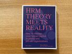 HRM theory meets reality > Shana Mertens, Eveline Schollaert, Ophalen of Verzenden, Zo goed als nieuw, Hoger Onderwijs, Shana Mertens Eveline Sc