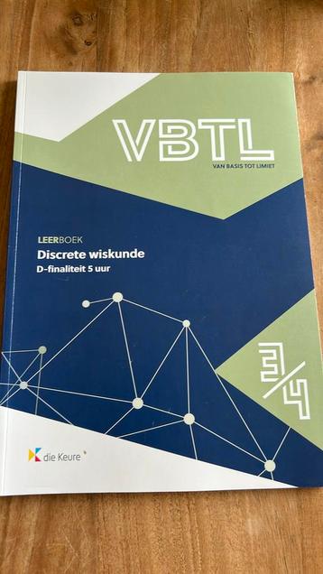 VBTL 3/4 - Leerboek discrete wiskunde (D-5 uur) beschikbaar voor biedingen