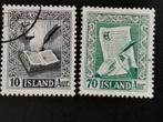 Ijsland 1953 - oude Ijslandse manuscripten, Postzegels en Munten, Postzegels | Europa | Scandinavië, IJsland, Ophalen of Verzenden