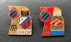Pin Club Brugge FC Bruges FC Utrecht 3e 't stuk, Ophalen of Verzenden, Zo goed als nieuw, Sport, Speldje of Pin