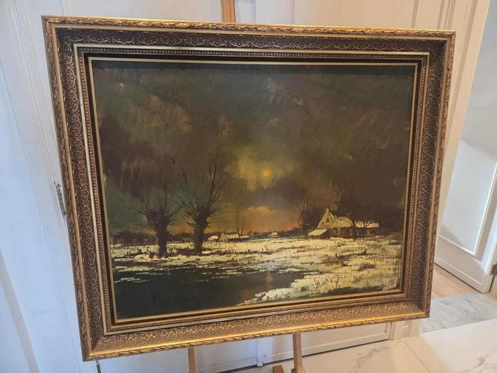 Uniek schilderij van Piet Mees – Belgische expressionist, Antiek en Kunst, Kunst | Schilderijen | Klassiek, Ophalen