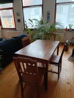 Table à manger avec ses 4 chaises, Enlèvement, Utilisé, 4 à 6 chaises
