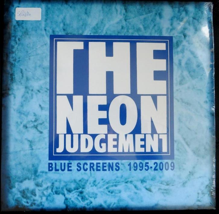 The Neon Judgement Blue Screens 1995-2009 - Blue Splatter, Cd's en Dvd's, Vinyl | Rock, Nieuw in verpakking, Alternative, 12 inch