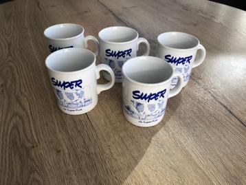 5 " Nieuwe " vintage mokken beschikbaar voor biedingen