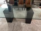 Glazen tafel, Huis en Inrichting, Ophalen, 100 tot 150 cm, 200 cm of meer, Vijf personen of meer
