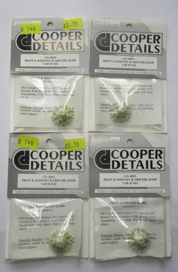 upgrade vliegtuigmotor 1/48 - Cooper Details beschikbaar voor biedingen