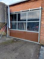 Galvaniseerde schuifdeur, Doe-het-zelf en Bouw, Deuren en Vliegenramen, Ophalen, 215 cm of meer, Schuifdeur, Metaal