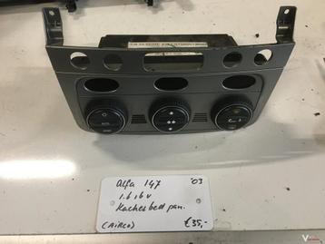 Alfa 147 1.6 16v 2003 Kachelbedieningspaneel  (airco) beschikbaar voor biedingen