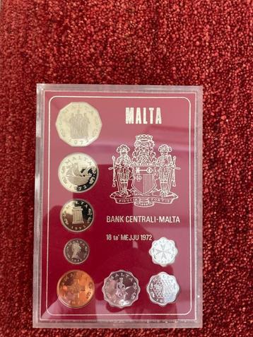 Setje munten Malta, Postzegels en Munten, Munten | Europa | Euromunten, Ophalen, Malta, Overige waardes, Setje