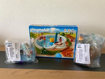 Playmobil pakket 21 - Zwembad en tuin  disponible aux enchères