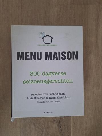 Menu Maison - 300 dagverse seizoensgerechten beschikbaar voor biedingen