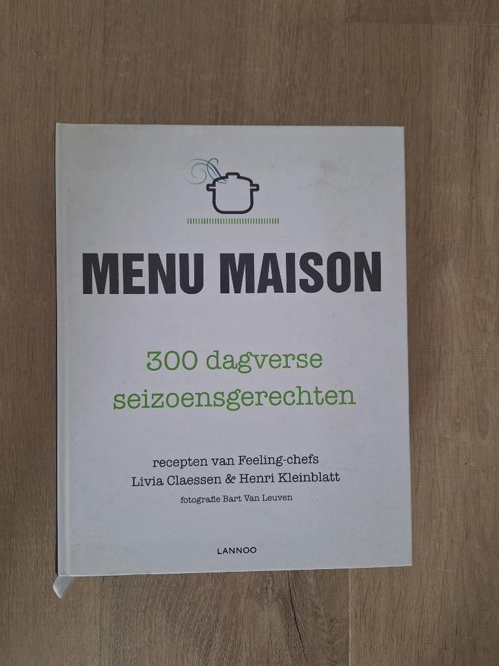 Menu Maison - 300 dagverse seizoensgerechten, Boeken, Kookboeken, Hoofdgerechten, Ophalen of Verzenden