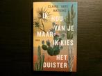 Ik hou van je maar ik kies het duister -Claire Vaye Watkins-, Enlèvement ou Envoi, Amérique