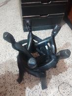 sculpture bois africain vintage présentoire 5 tête déco, Enlèvement ou Envoi