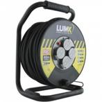 Enrouleur Rallonge électrique LUMX 40 mètre jusqu’à 3600w, Comme neuf, Enlèvement, Câble ou Fil électrique