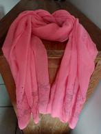 Fel fluo roze sjaaltje met steentjes, Kleding | Dames, Mutsen, Sjaals en Handschoenen, Ophalen of Verzenden, Zo goed als nieuw