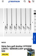 Inesis Série fers golf droitier VITESSE LENTE / SENIOR/LADY, Ophalen, Nieuw, Club, Overige merken