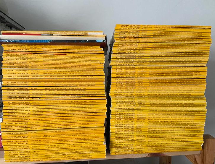 National Geographic lot nederlandstalige magazines potk, Boeken, Tijdschriften en Kranten, Zo goed als nieuw, Ophalen