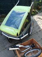 Croozer fietskar voor 2 kindjes, Vélos & Vélomoteurs, Croozer, Utilisé, Enlèvement ou Envoi, Remorque pour enfant