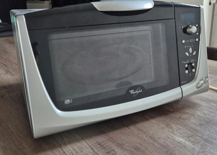 Microgolf Combi Whirlpool, Elektronische apparatuur, Microgolfovens, Zo goed als nieuw, Vrijstaand, Combi-microgolfoven, Crisp