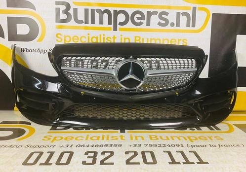 Bumper MERCEDES C KLASSE W205 AMG FACELIFT 2017-2021 Voorbum, Auto-onderdelen, Carrosserie, Bumper, Voor, Gebruikt, Ophalen of Verzenden