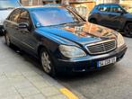 MERCEDES-BENZ S500L 306CH, Auto's, Mercedes-Benz, Automaat, Zwart, Blauw, Leder