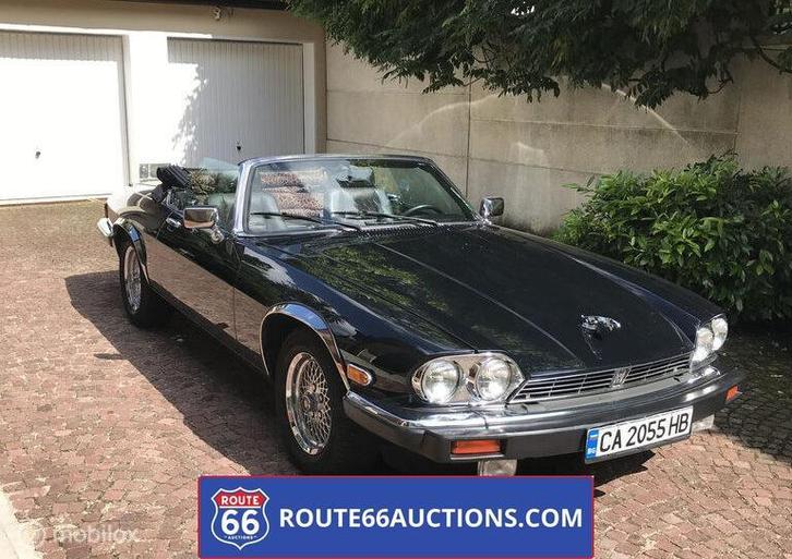 Jaguar XJS V12 Cabriolet | 1989 | Route 66 Auctions, Auto's, Oldtimers, Bedrijf, Te koop, Jaguar, Benzine, Overige carrosserie