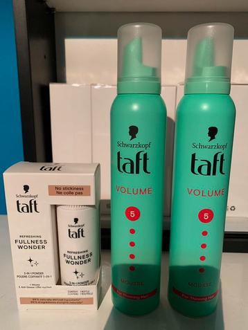 ONGEBRUIKT ! Taft “volume haarmousse”. Normaal €6,49 beschikbaar voor biedingen