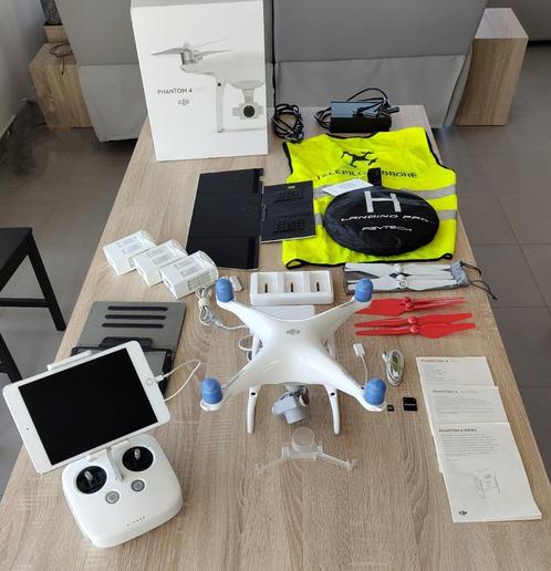 DJI Phantom 4 Pro + drone-rugzak & accessoires FULL PACK, Audio, Tv en Foto, Drones, Gebruikt, Drone met camera, Ophalen